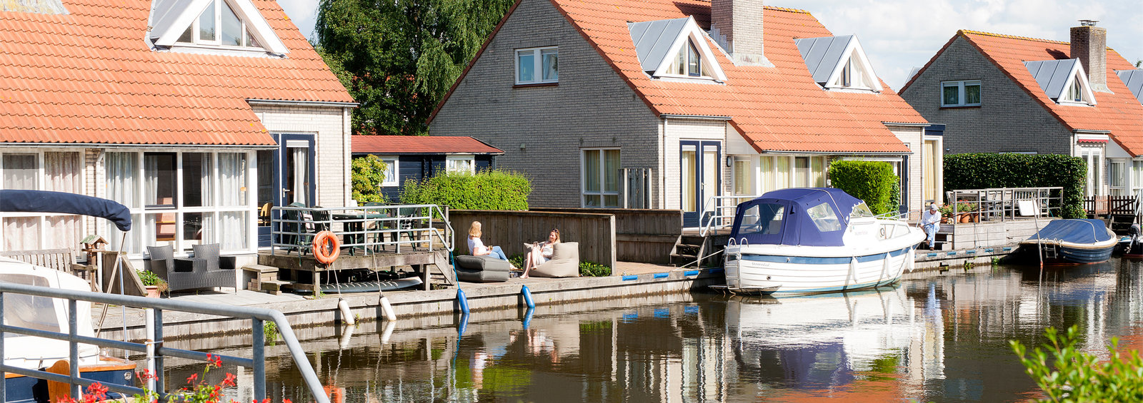 Vakantiehuis met sloep