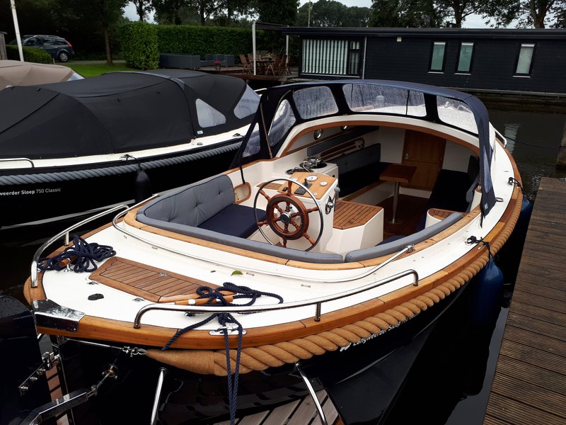 Te koop: VERKOCHT - Langweerder Sloep 7.50 Cabin - Vrijheid